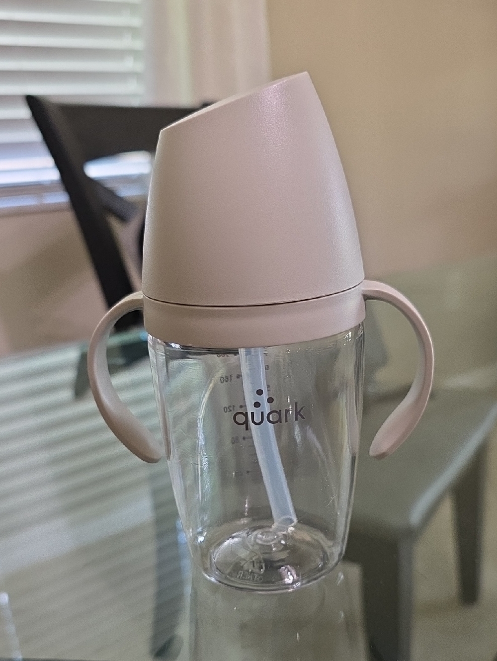 Quark Pink Toddler Sippy Cup with Handles